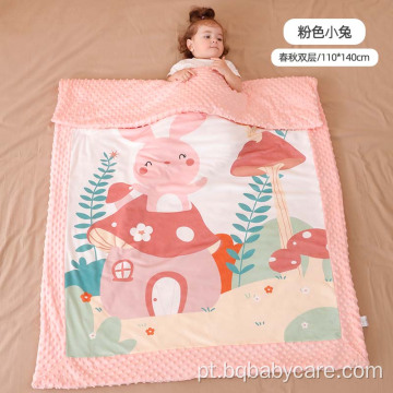 Cobertor de bebê super macio personalizado